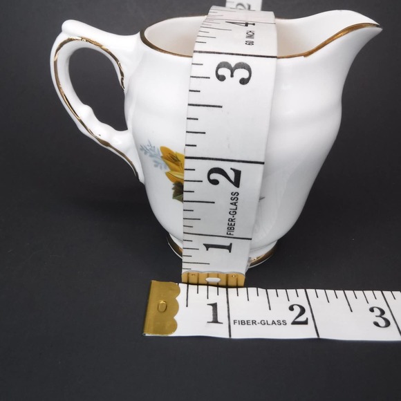 Royal Sutherland England Yellow Rose Creamer Fine Bone China - Picture 7 of 7